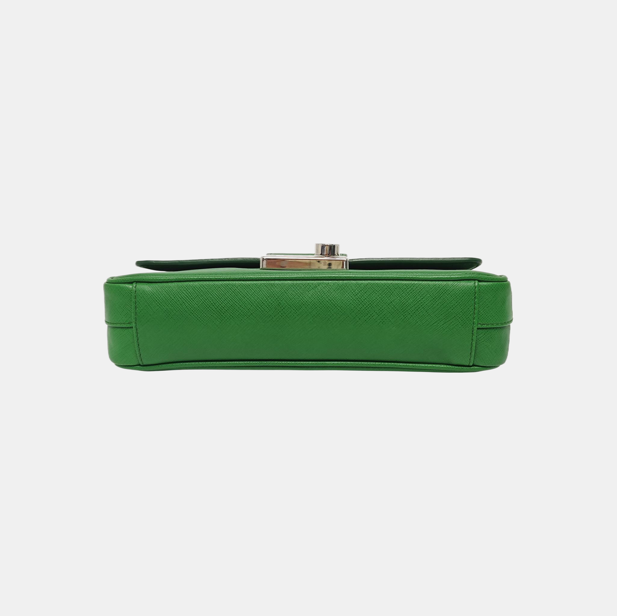 Sound Bag Saffiano Calfskin Green