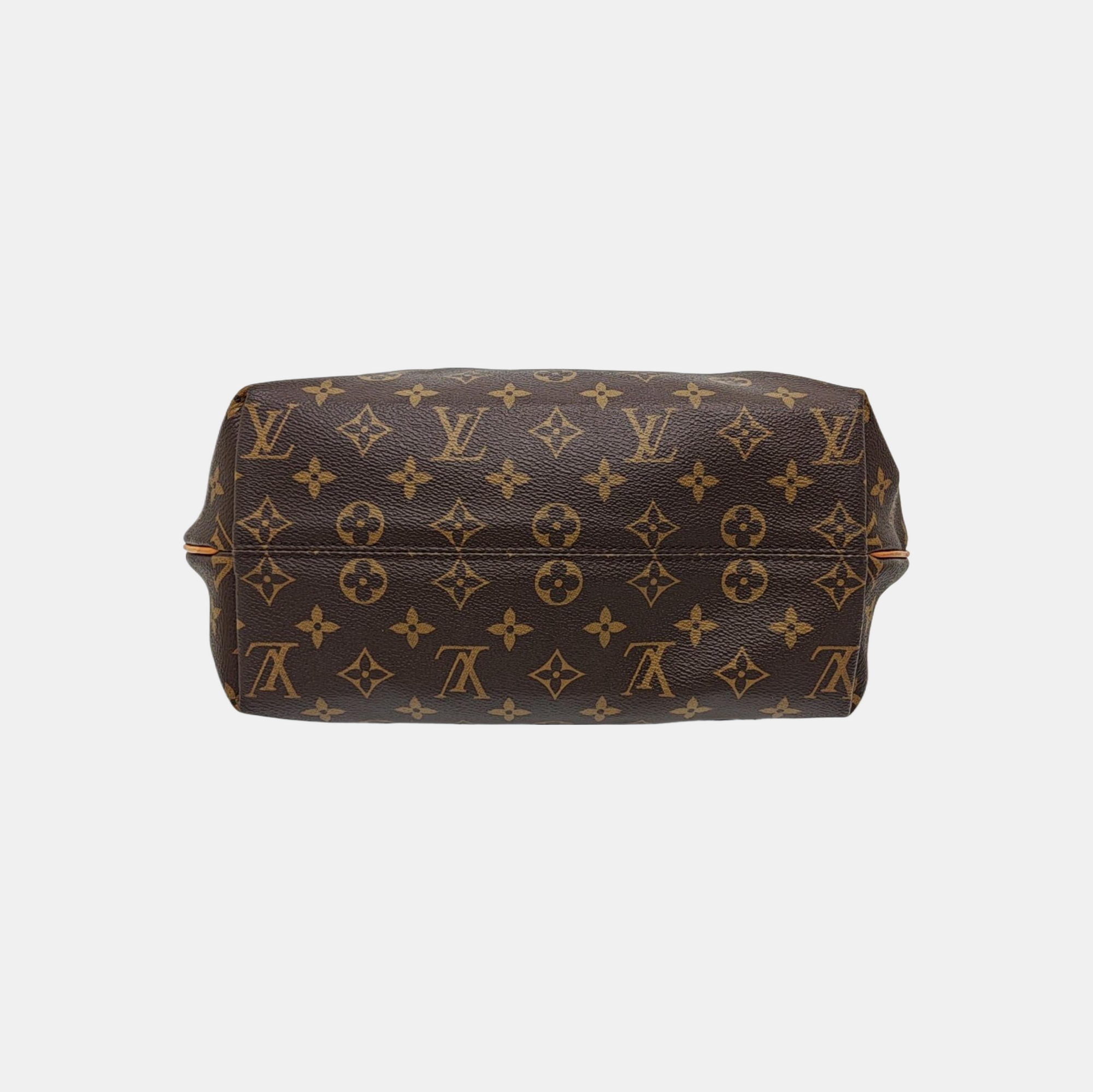 TURENNE MM Monogram Coated Canvas Brown