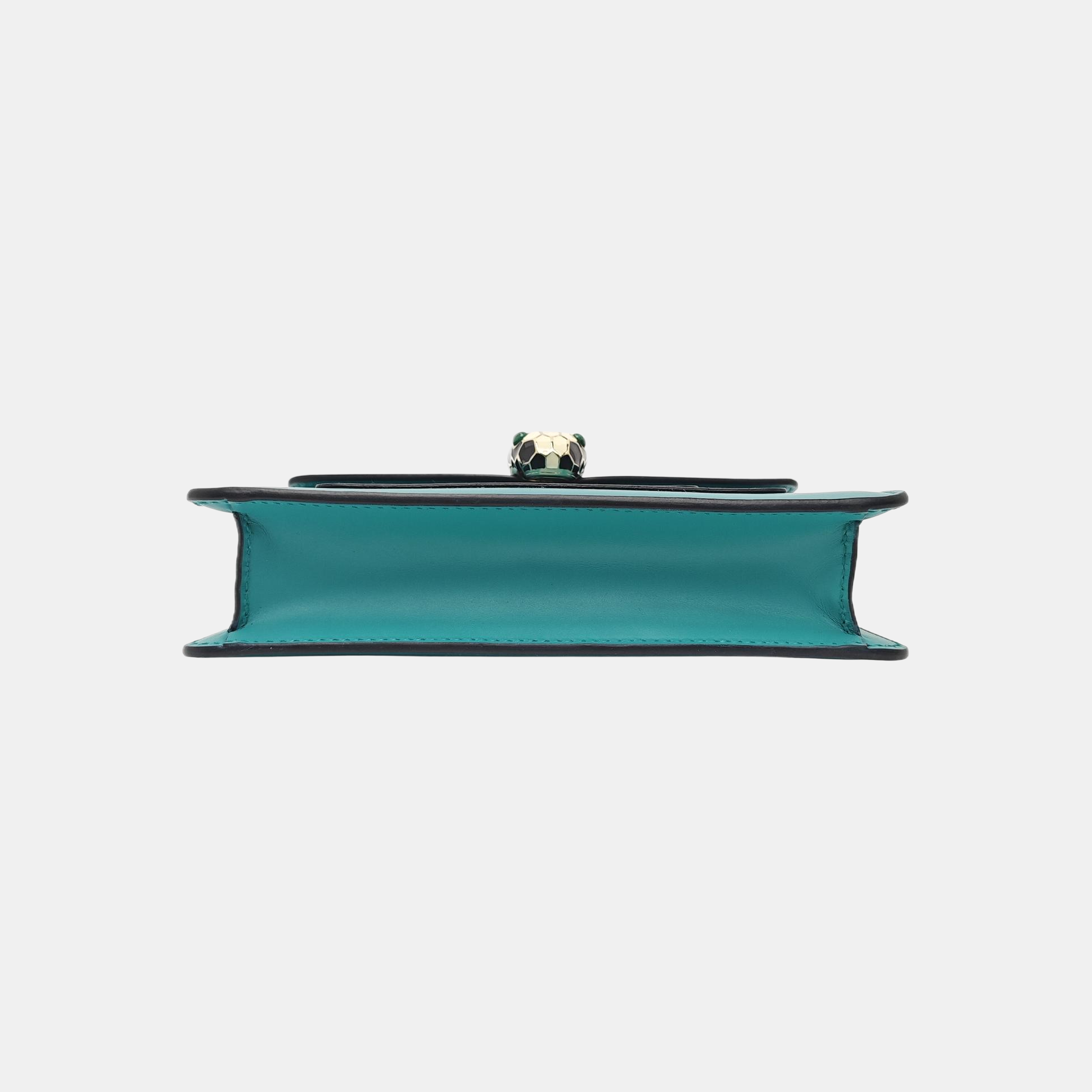 SERPENTI FOREVER Small Calfskin Blue