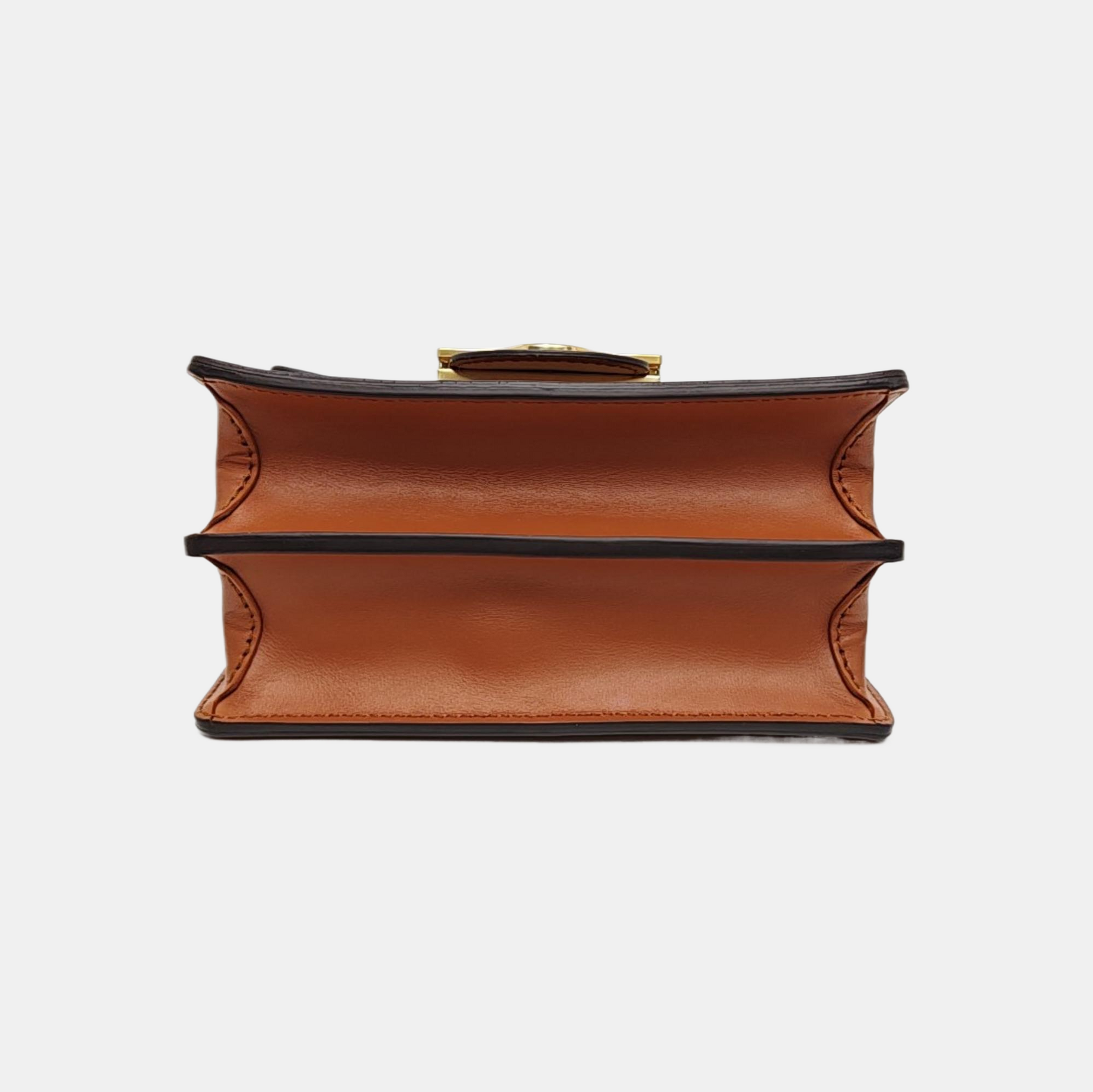 DAUPHINE Mini Monogram Coated Canvas Brown