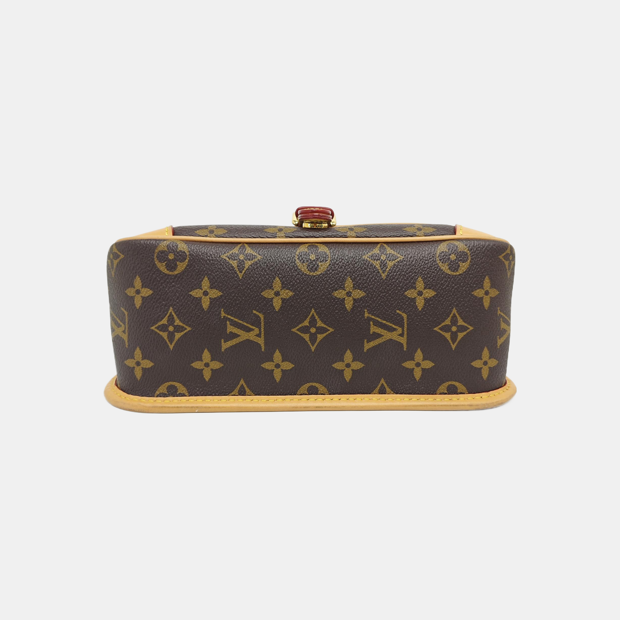 DIANE Monogram Coated Canvas Brown