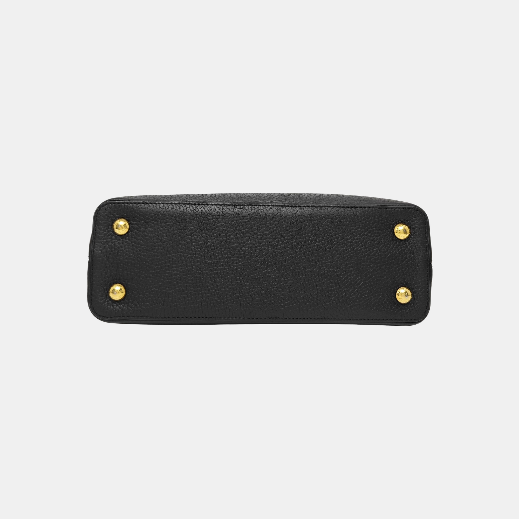 CAPUCINES MM Calfskin Black