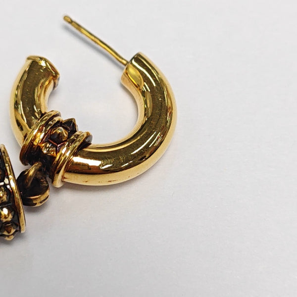 Metal Gold Earrings