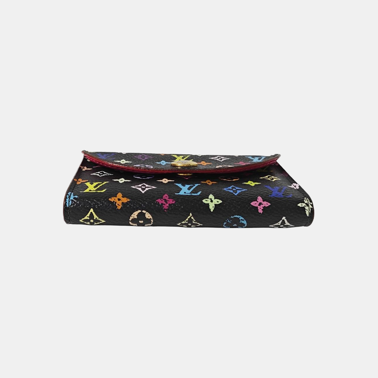LV × TM ROSALIE Monogram Coated Canvas Black Coin Purse
