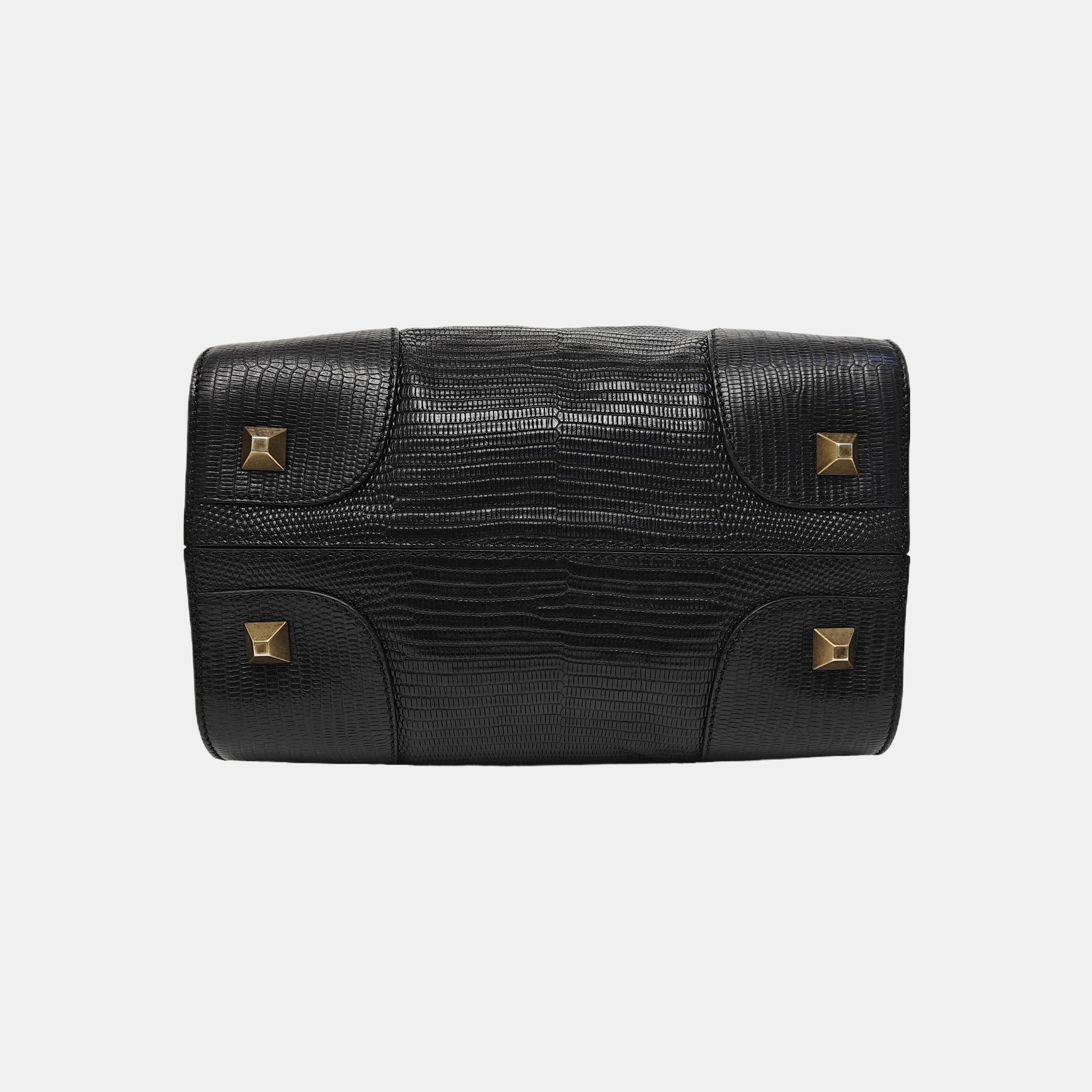 Calfskin Shoulder Bag Black