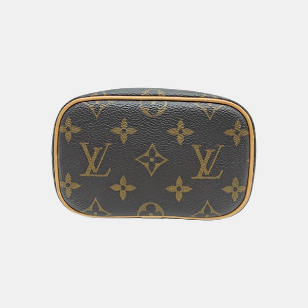 NICE Super Mini Monogram Coated Canvas Brown