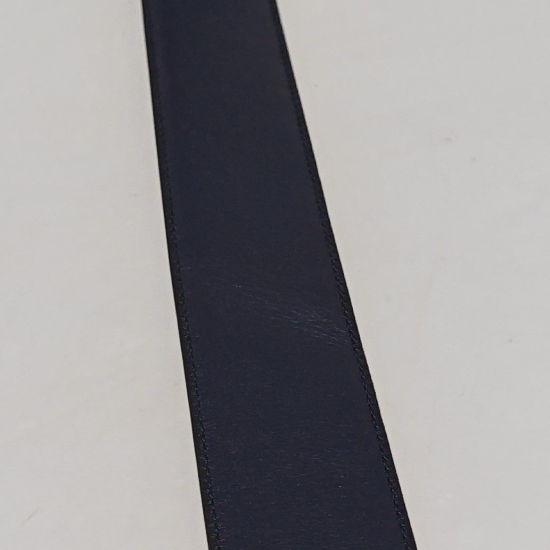 Leather Belt Blue