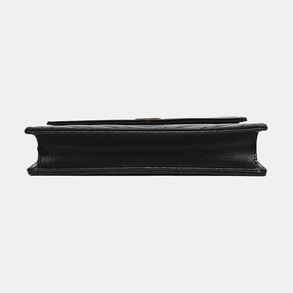 MONOGRAM WOC Chevron Calfskin Black