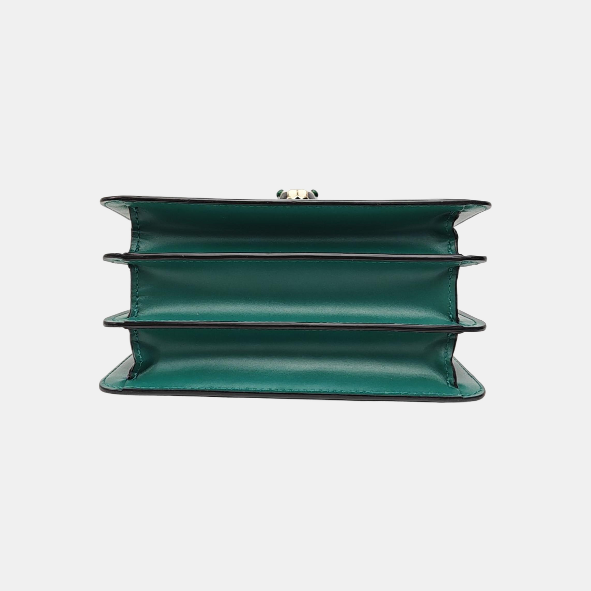 SERPENTI FOREVER Calfskin Green