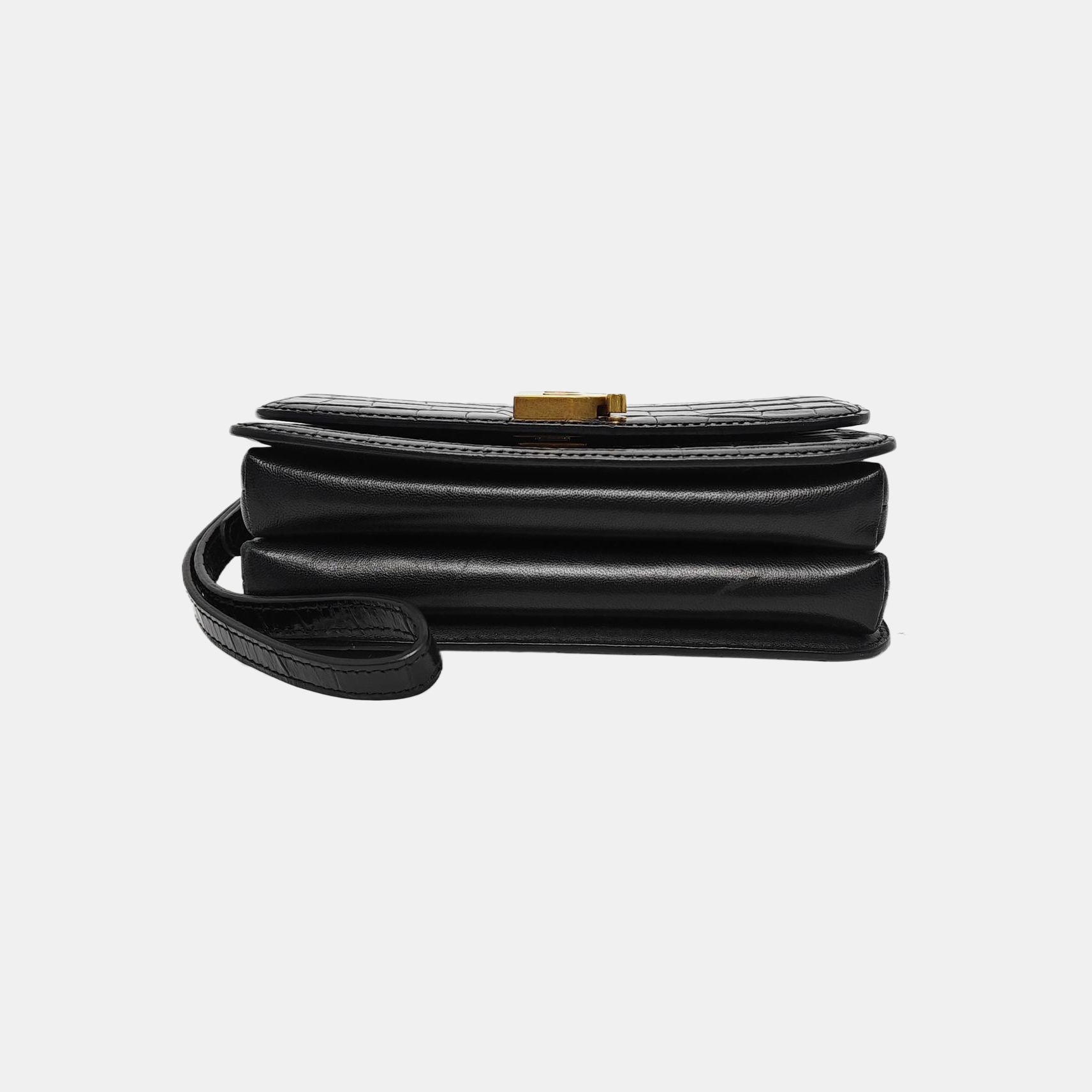 B. Small Calfskin Black