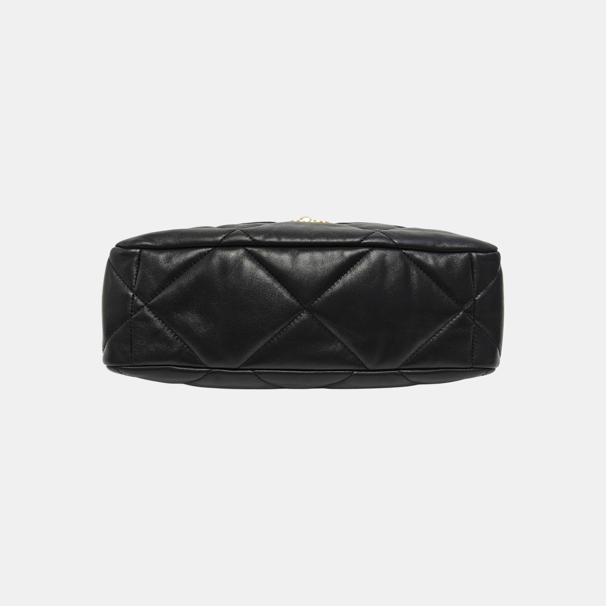 CHANEL 19 Large Quilted Lambskin Black