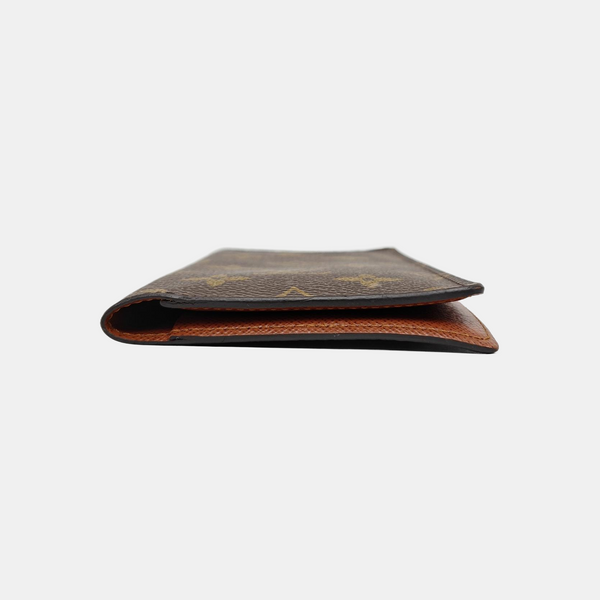 HINGE BRAZZA Monogram Coated Canvas Brown Wallet