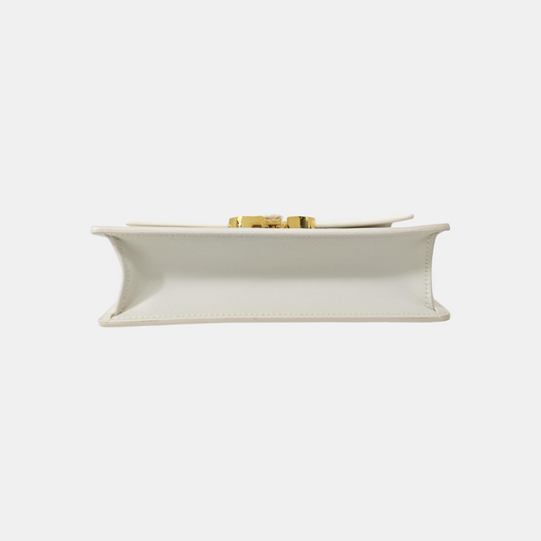 30 Montaigne East-West Calfskin White