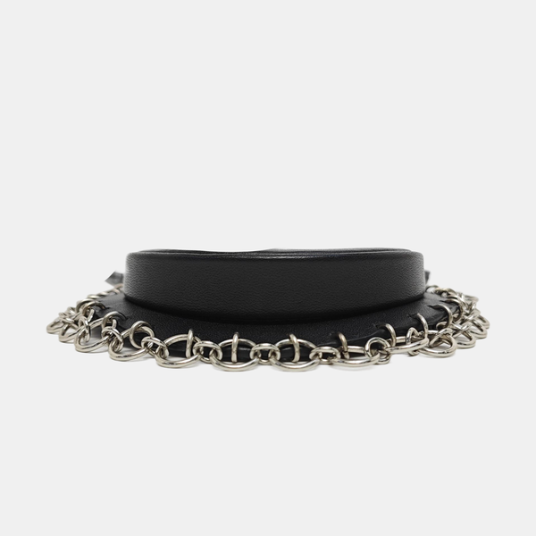 Heel Leather Black