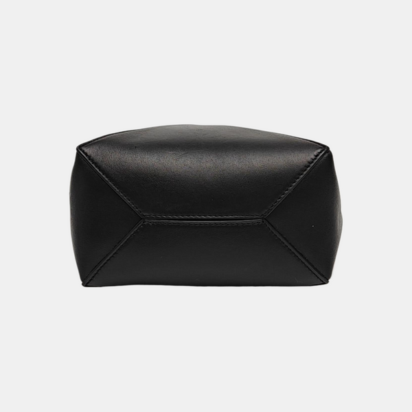 Puzzle Fold Mini Calfskin Black