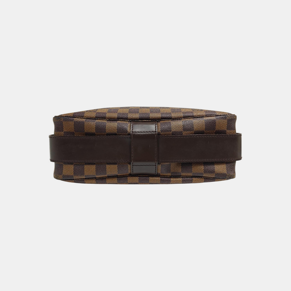 NAVIGLIO MM Damier Ebene Coated Canvas Brown
