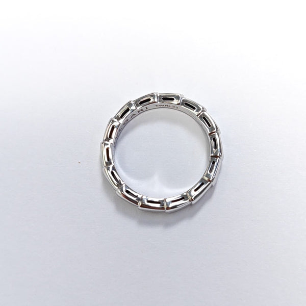 SERPENTI 18k White Gold Silver Ring EU 53