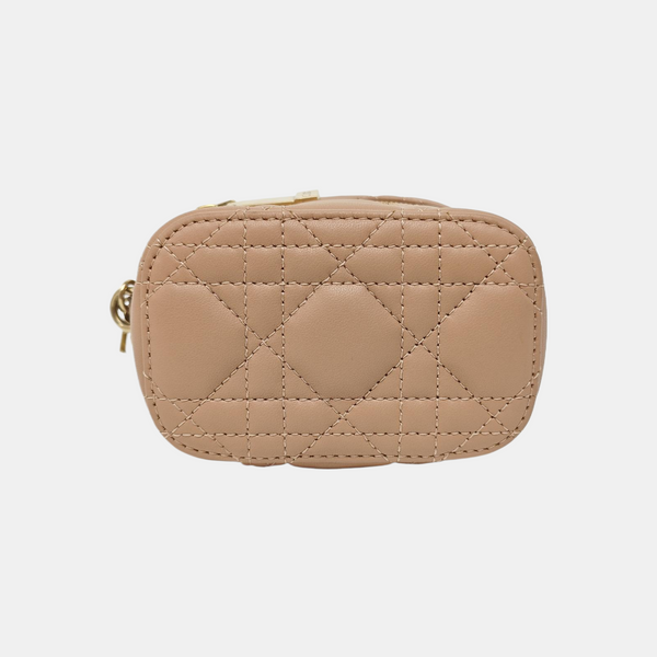 Lady Dior Super Mini Cannage Calfskin Pink