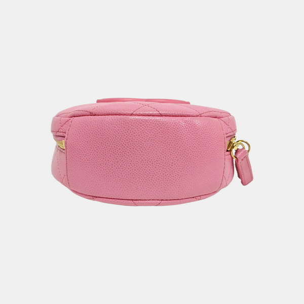Quilted Grained Calfskin Pink