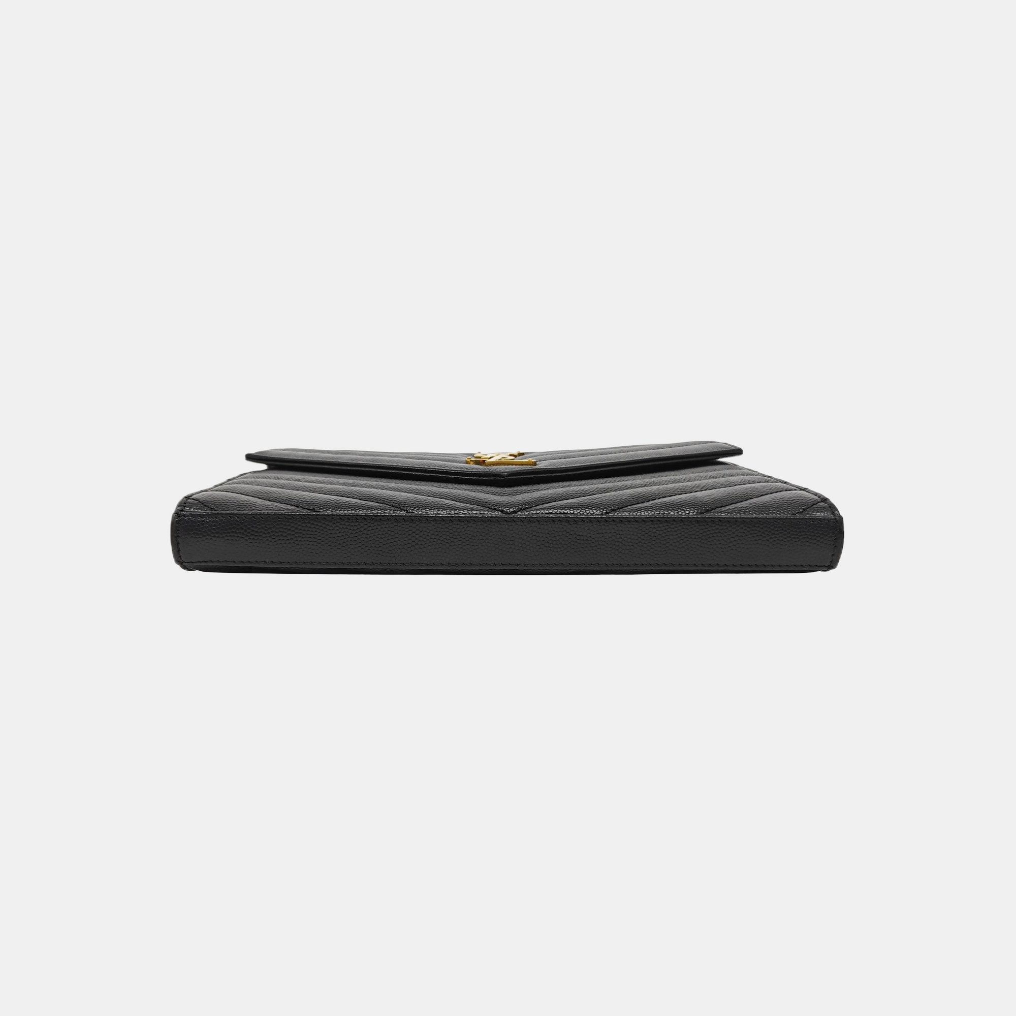 MONOGRAM Medium Chevron Calfskin Black