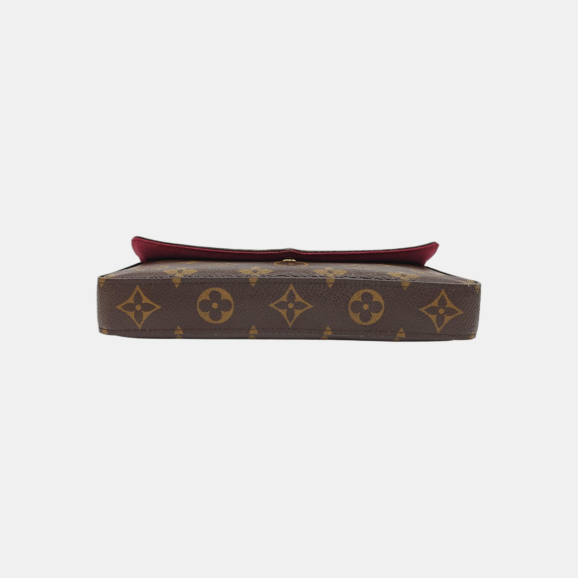FÉLICIE Monogram Coated Canvas Brown