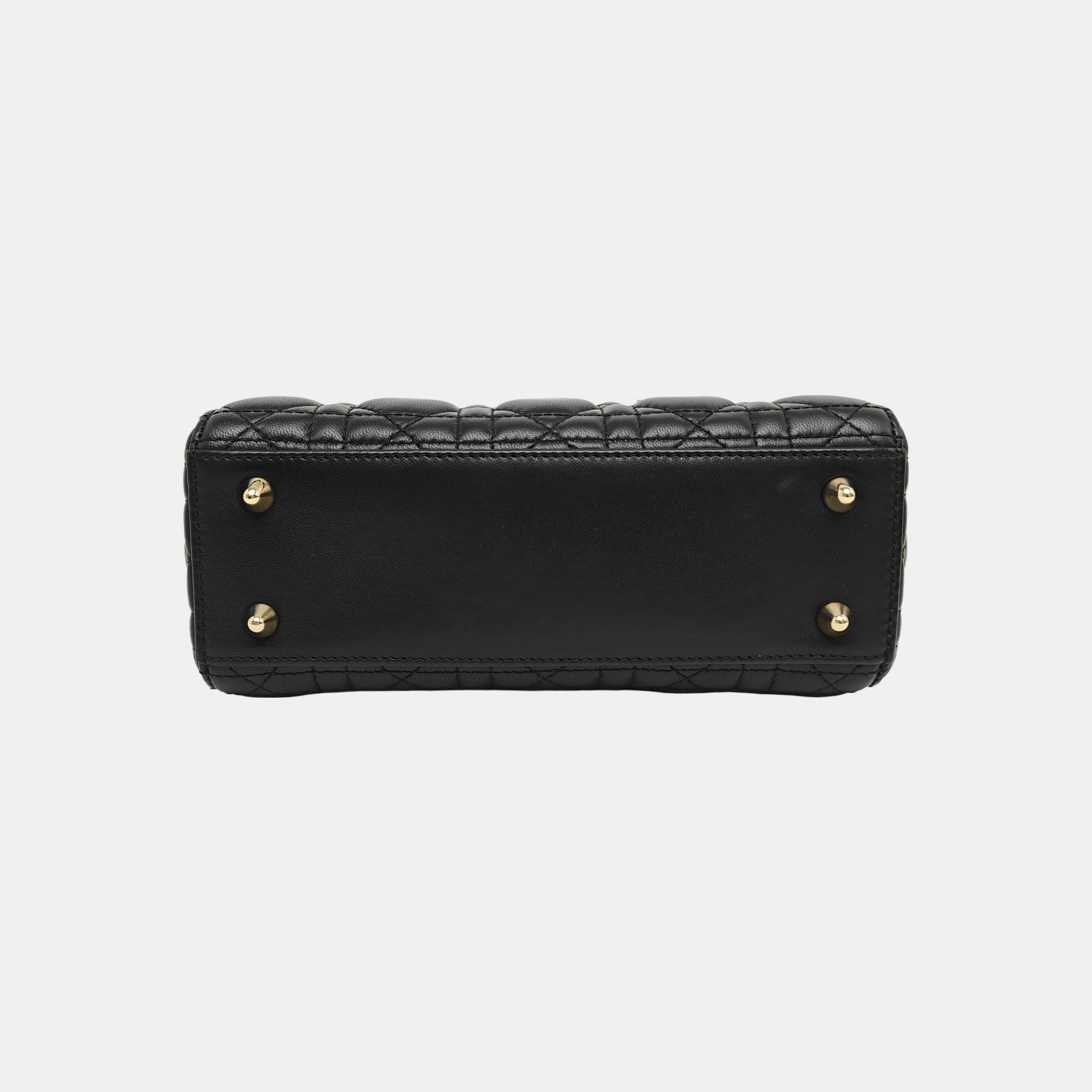 Lady Dior Small Cannage Lambskin Black