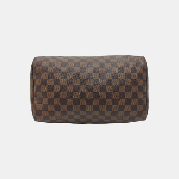 SPEEDY 30 Damier Ebene Coated Canvas Brown