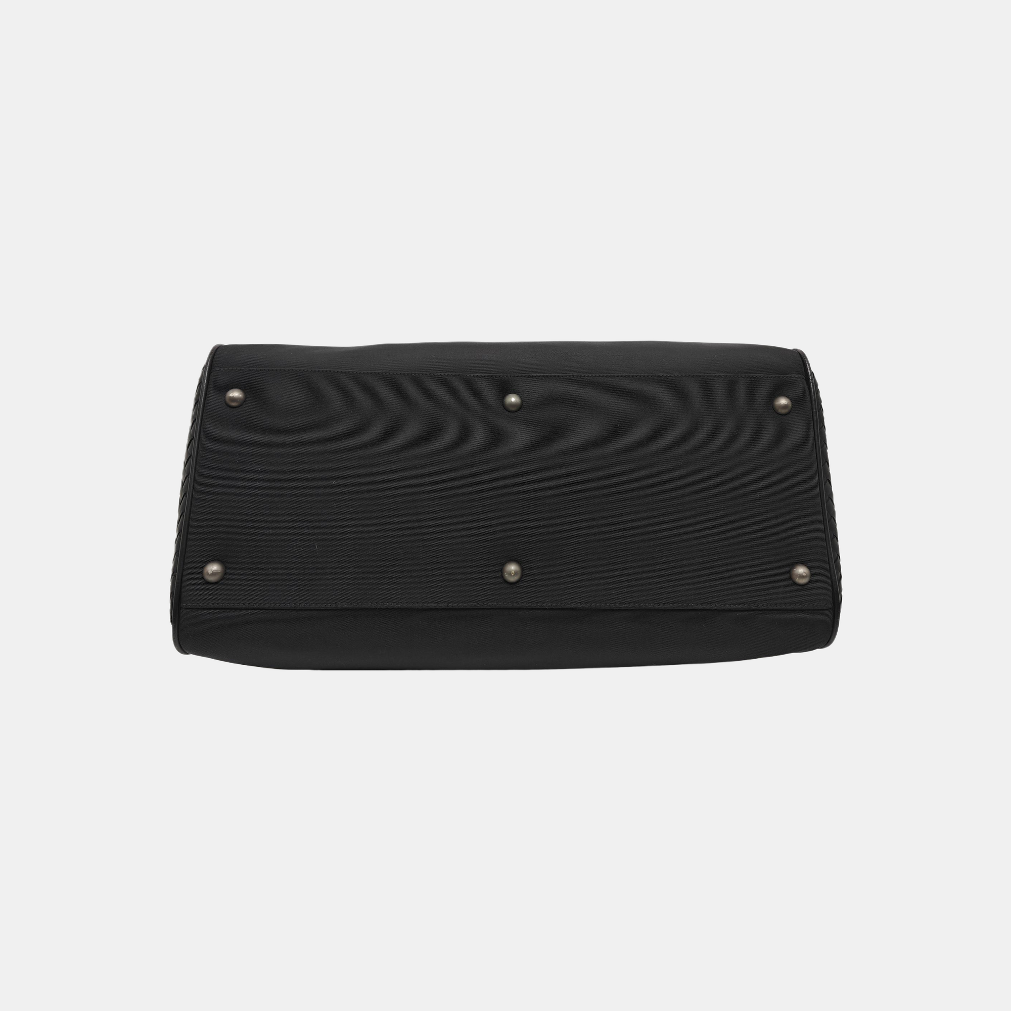 Fabric Top Handle Bag Black