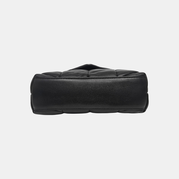 PUFFER TOY Mini Quilted Lambskin Black