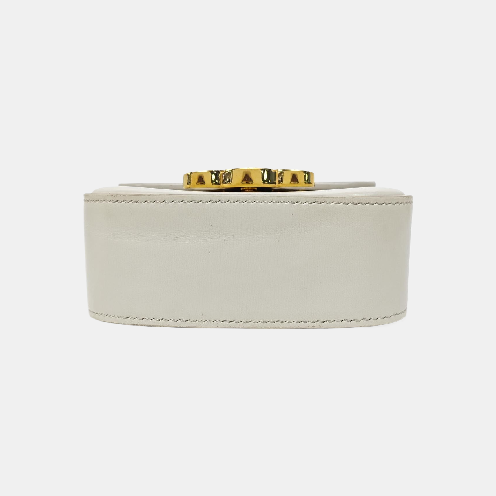 TRIOMPHE Mini Calfskin White