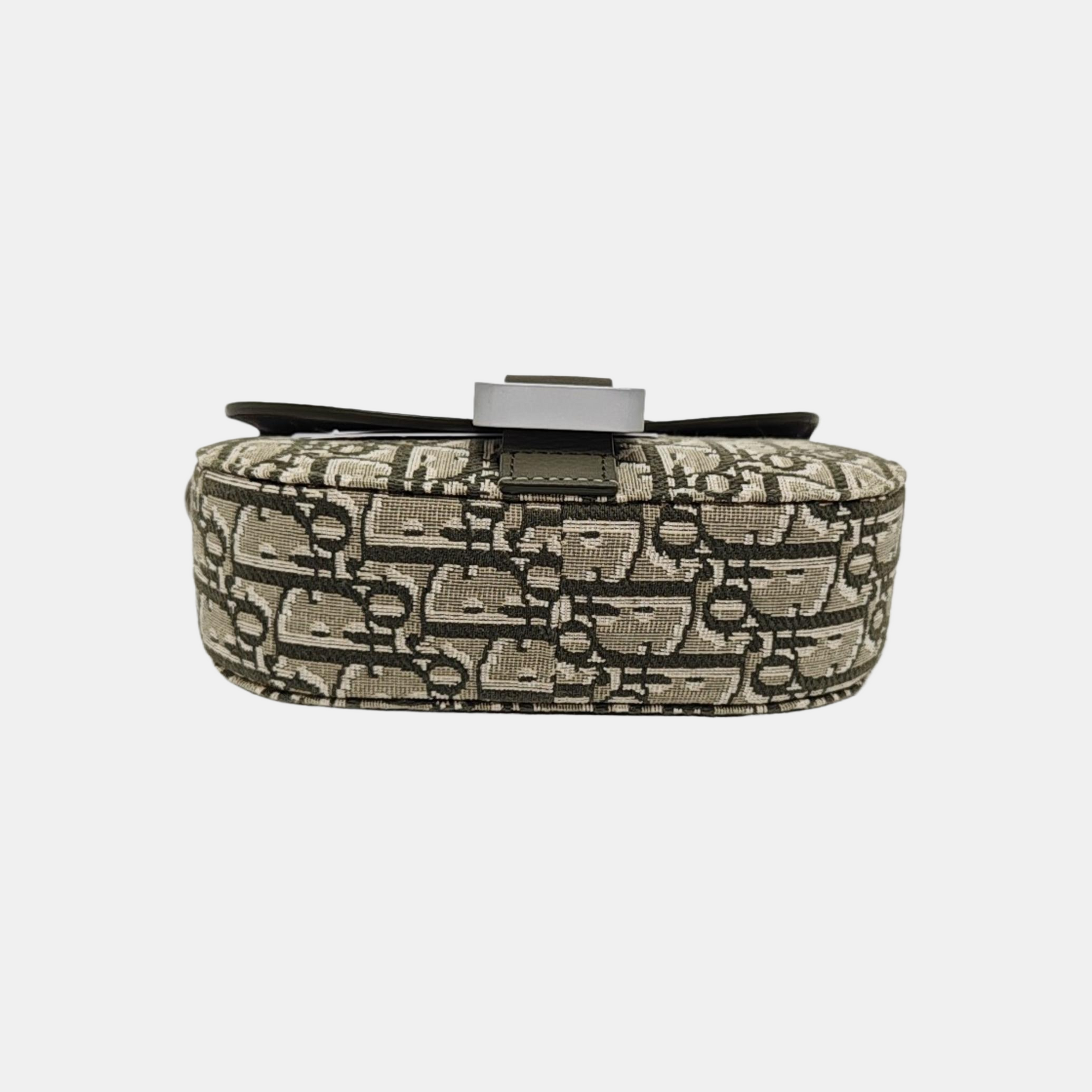 Saddle Mini Oblique Fabric Beige
