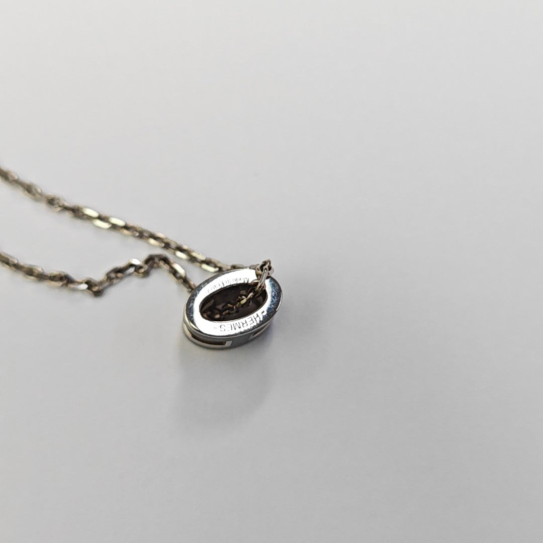 Pop H Metal Silver Necklace