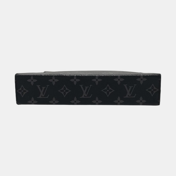 Pochette Voyag MM Monogram Coated Canvas Black
