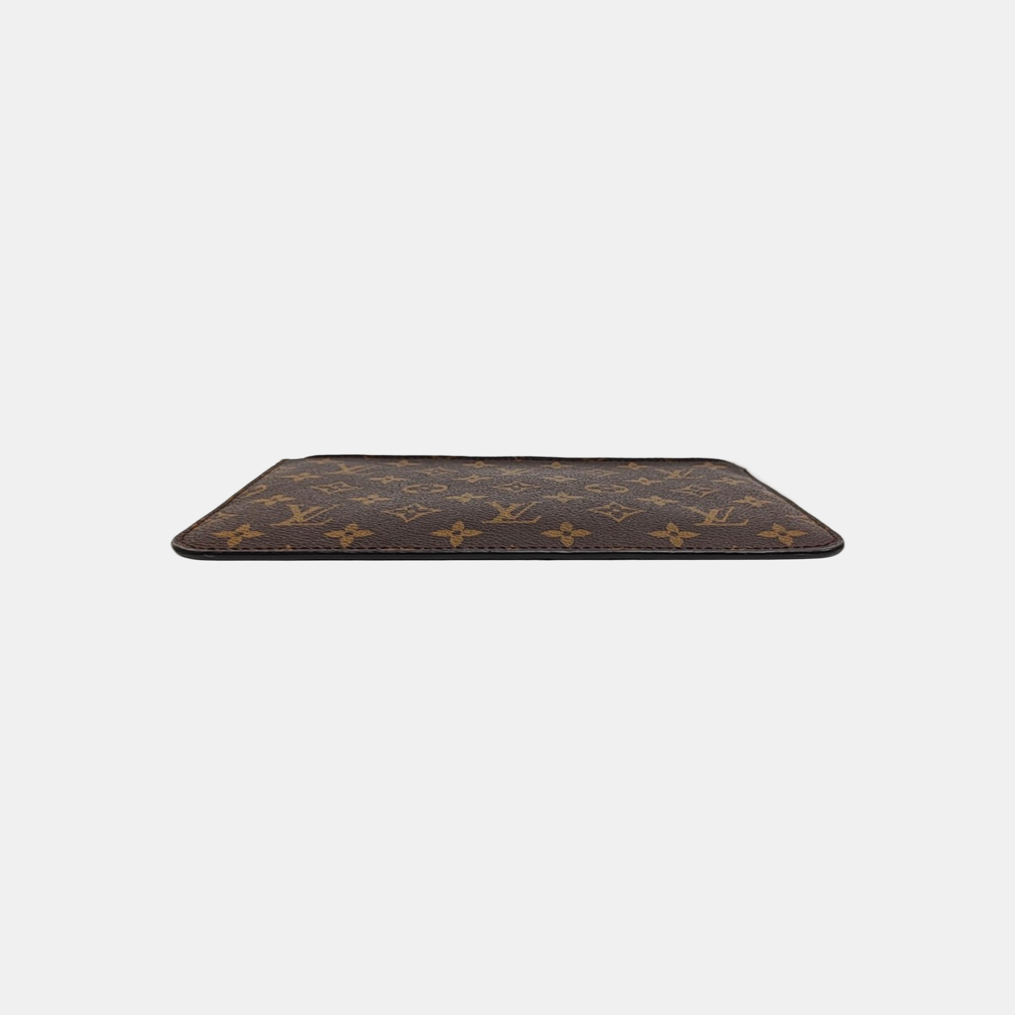 NEVERFULL PM Monogram Coated Canvas Brown