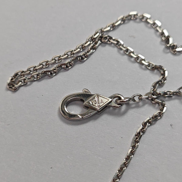 Perlée Diamonds 18k White Gold Silver Necklace