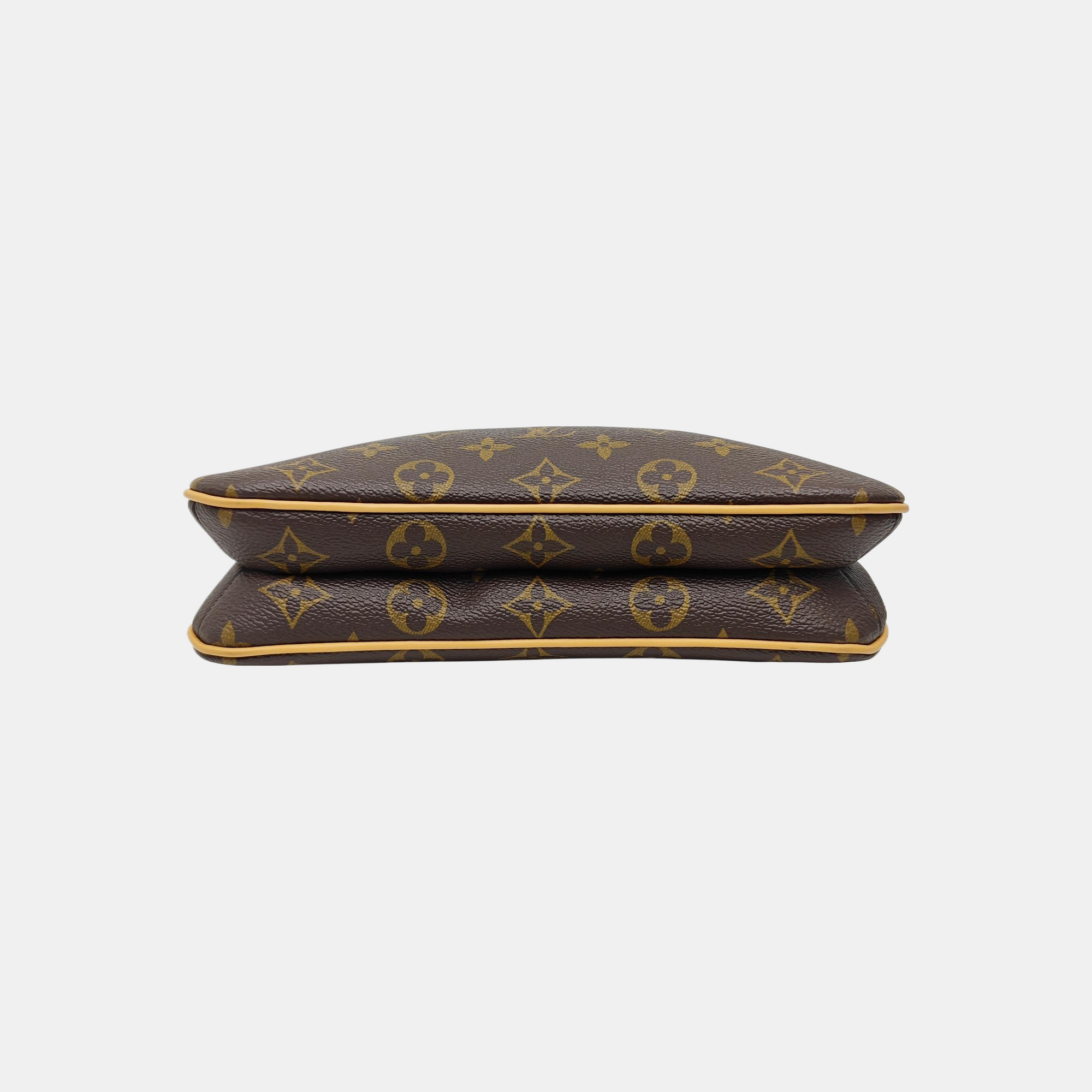 LIV POCHETTE Monogram Coated Canvas Brown
