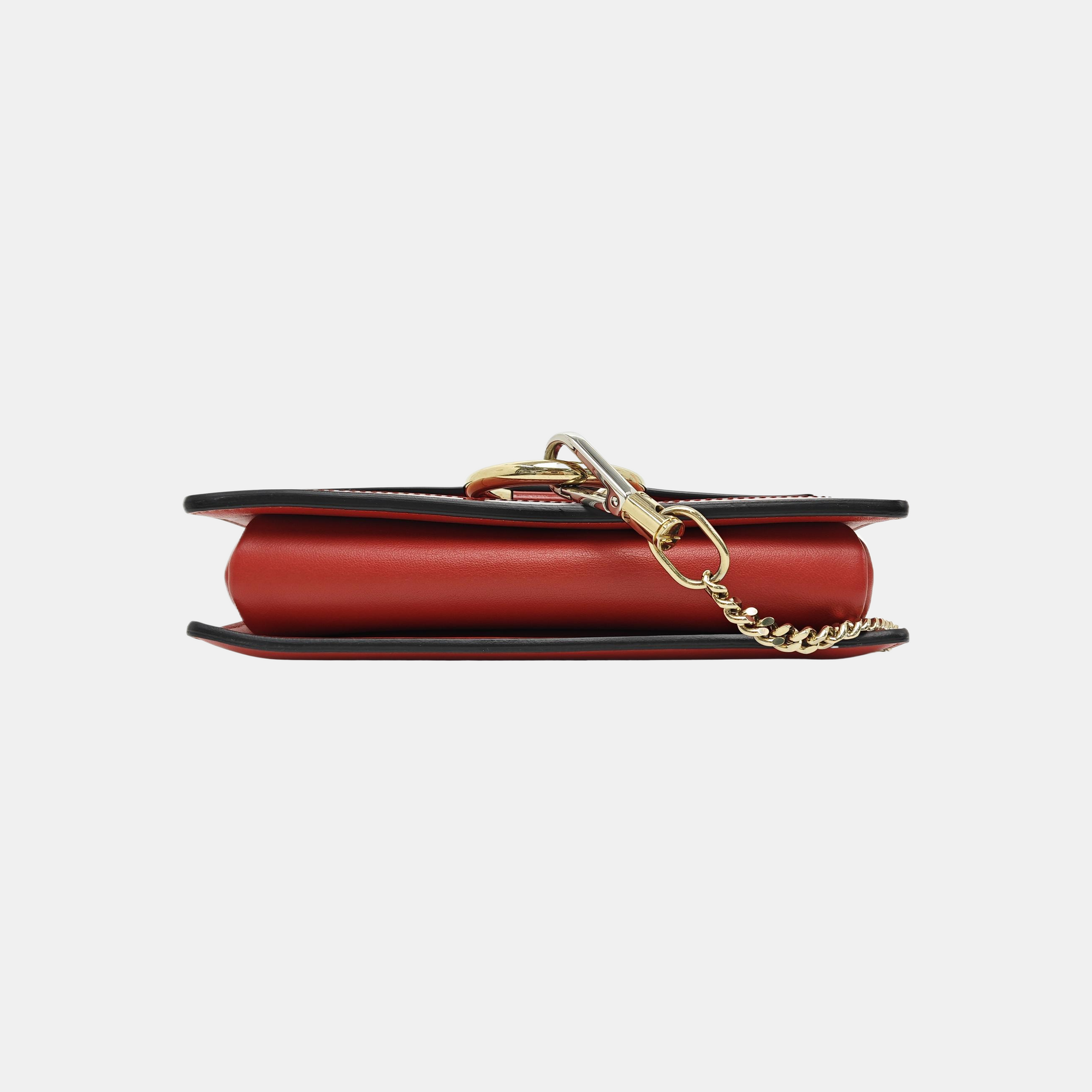 Faye Small Patent Leather Red