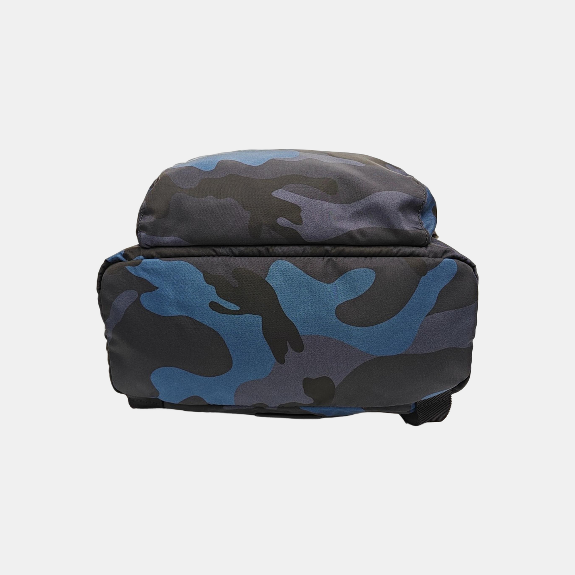 Nylon Backpack Blue