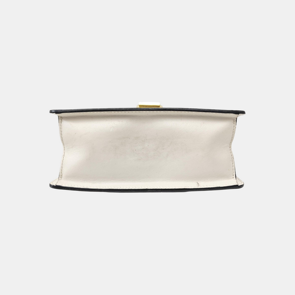 Sylvie Mini Calfskin White
