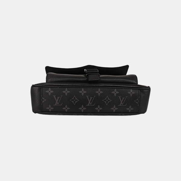 TAIGARAMA Monogram Coated Canvas Black