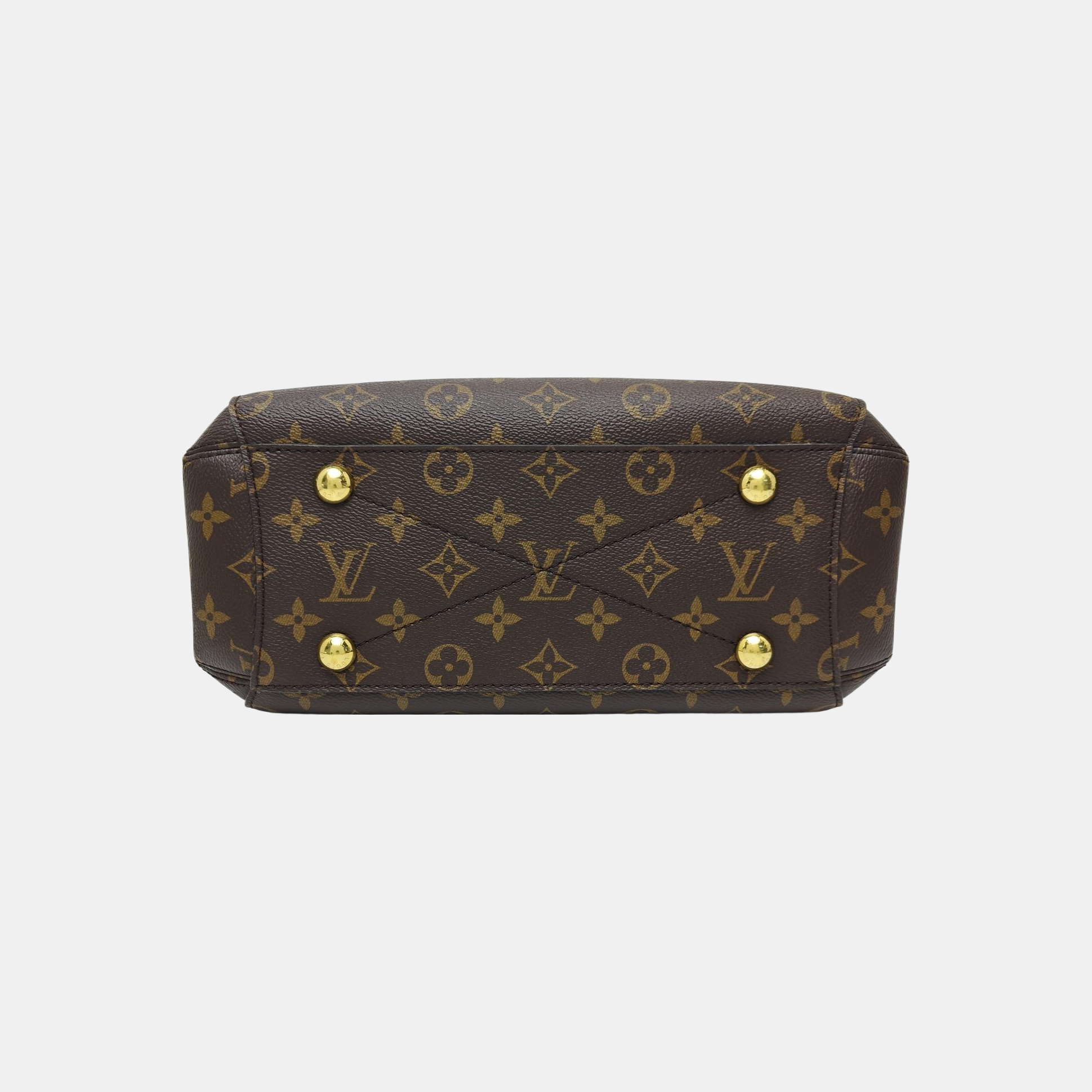 MONTAIGNE Monogram Coated Canvas Brown