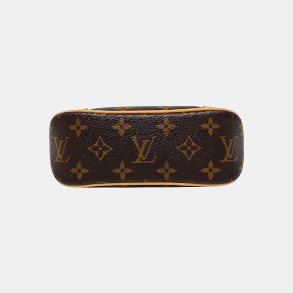 BOULOGNE Nano Monogram Coated Canvas Brown
