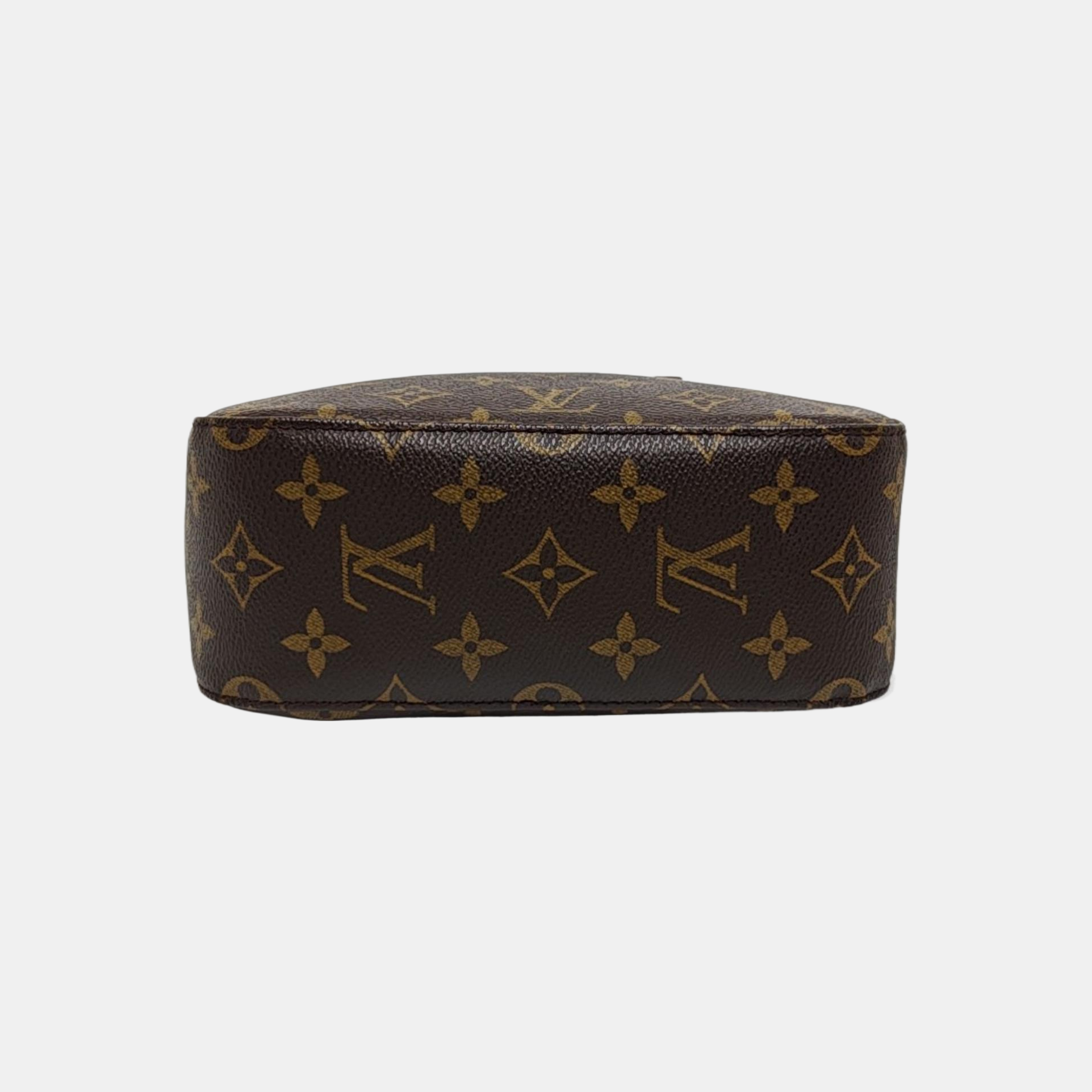 SPONTINI Monogram Coated Canvas Brown