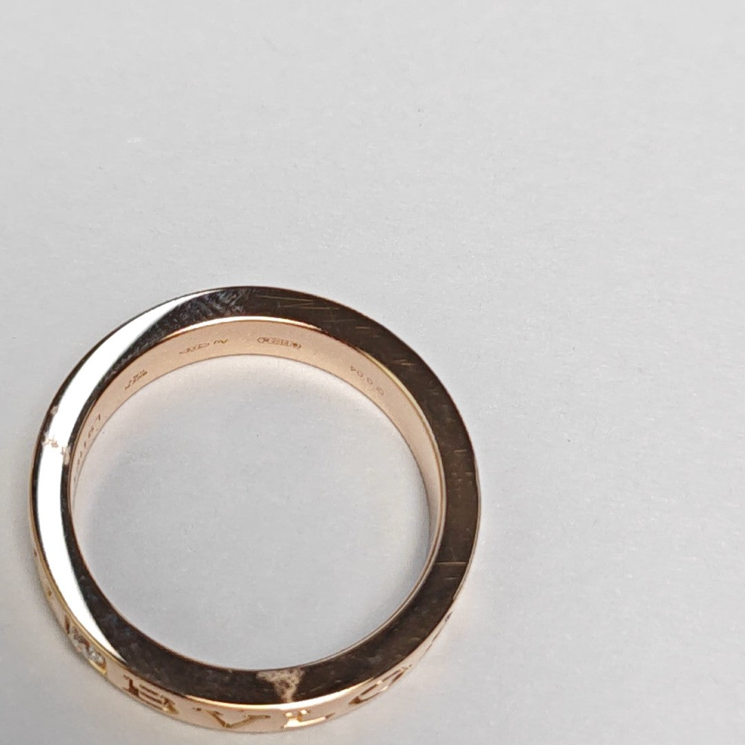 B.ZERO1 18k Rose Gold Ring EU 51