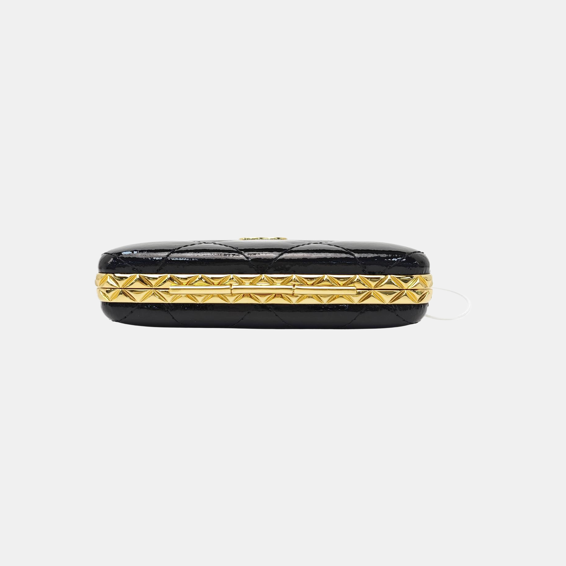 Quilted Lambskin Shoulder Bag Black