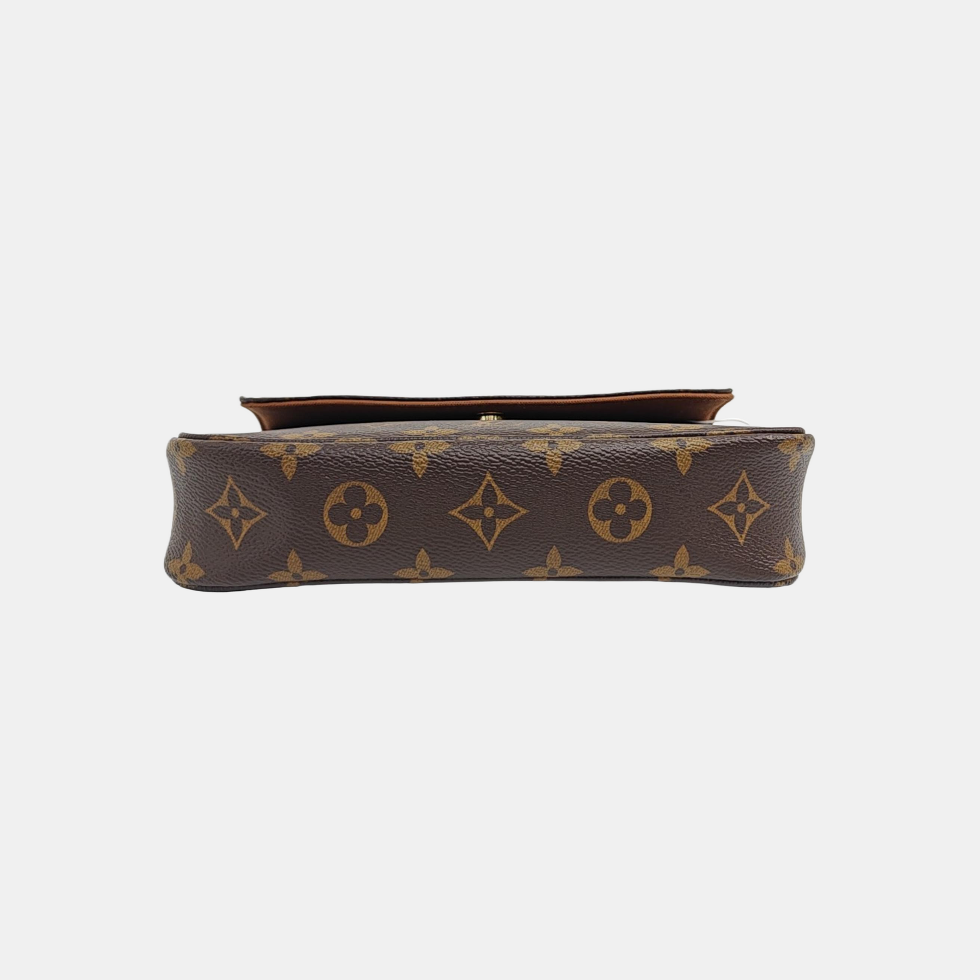 IVY Monogram Coated Canvas Brown