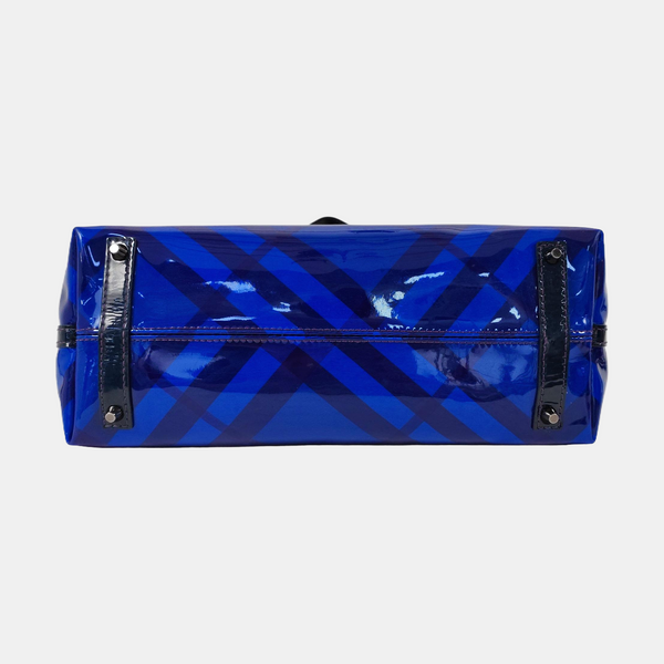 Plastic Shoulder Bag Blue
