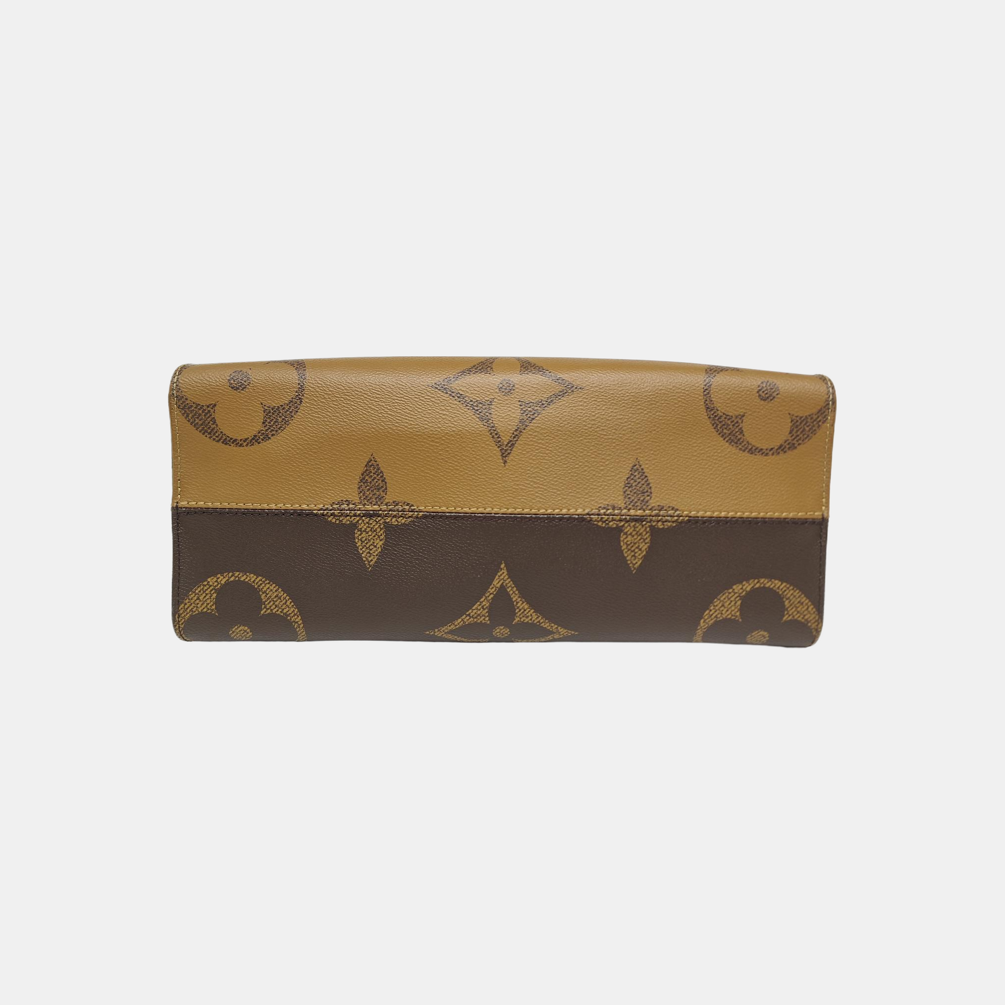 ONTHEGO MM Monogram Coated Canvas Brown