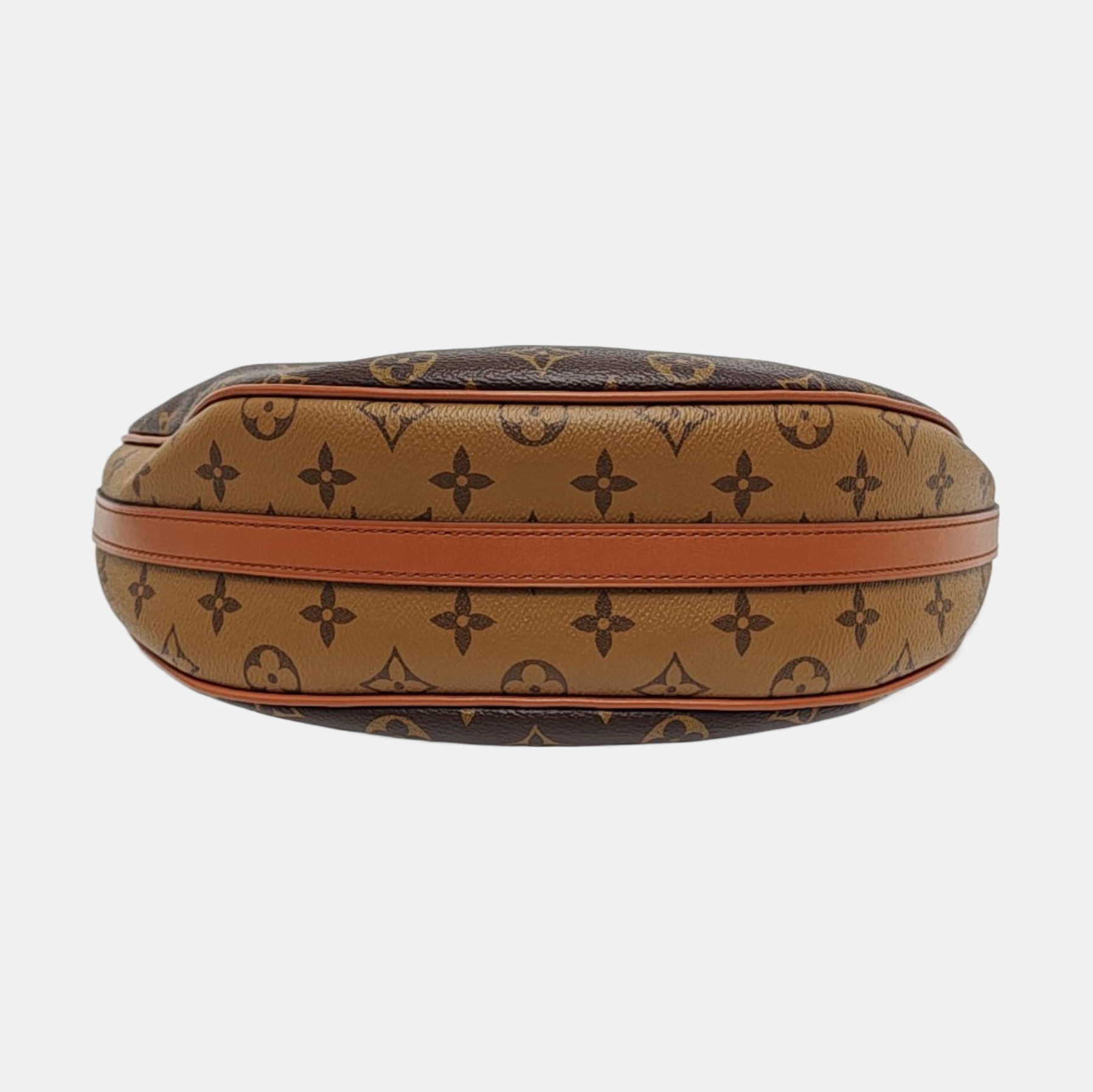 LOOP HOBO Monogram Coated Canvas Brown