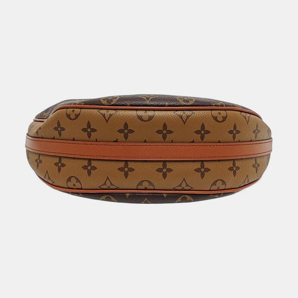 LOOP HOBO Monogram Coated Canvas Brown